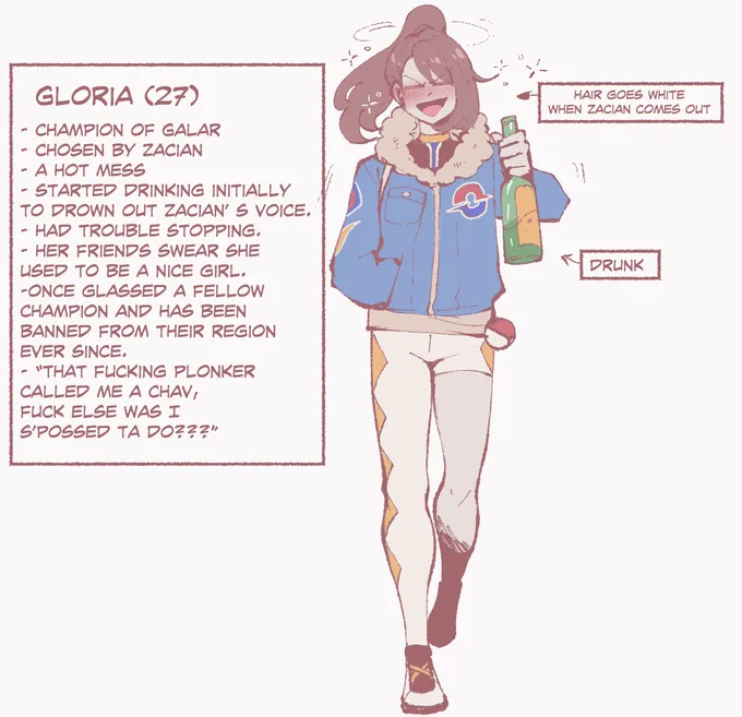 Don't be fooled by the last post, this version of Gloria is as much an adult disaster as everyone else. 
