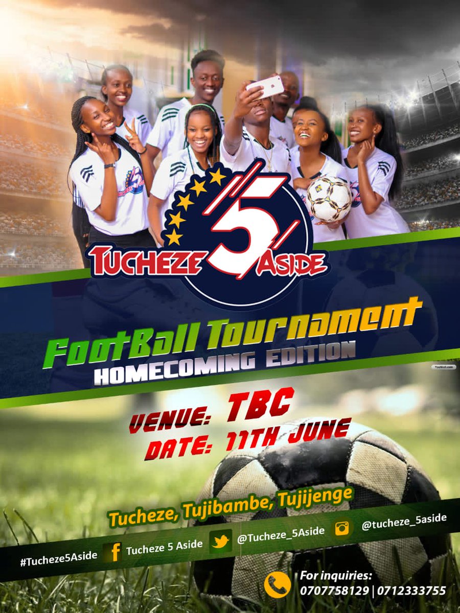 County254_'s tweet photo. 🔥🔥🔥 Mark Your Date Guys ⚽⚽🥺🙌 Its Going Global ❤‍🔥😌🥀
#Tucheze! #Tujibambe! #Tujijenge!.
@Tucheze_5Aside ..
Mark Your Calenders Guys Because @ManUtd Has Confirmed Attendance ..
Come See @HarryMaguire93 live ... https://t.co/BPYetqPvUG