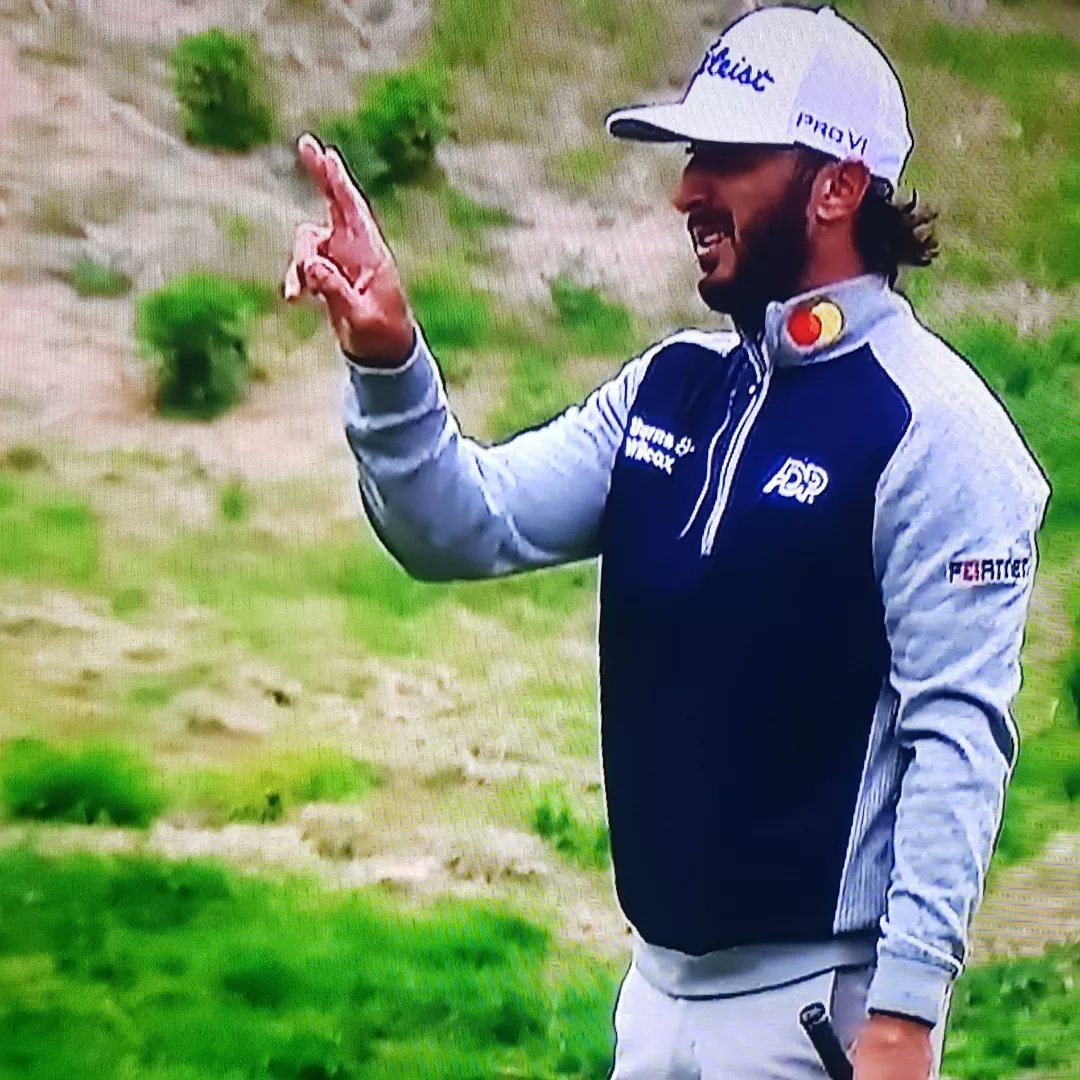 svdberghgolf's tweet photo. Another great weekend of pro golf at Wells Fargo Championship and lots of AimPoint from the winner Max Homa and Keegan Bradley T2.
#makeeverything with @AimPointGolf  ☝️ https://t.co/xPNGt9nsFr