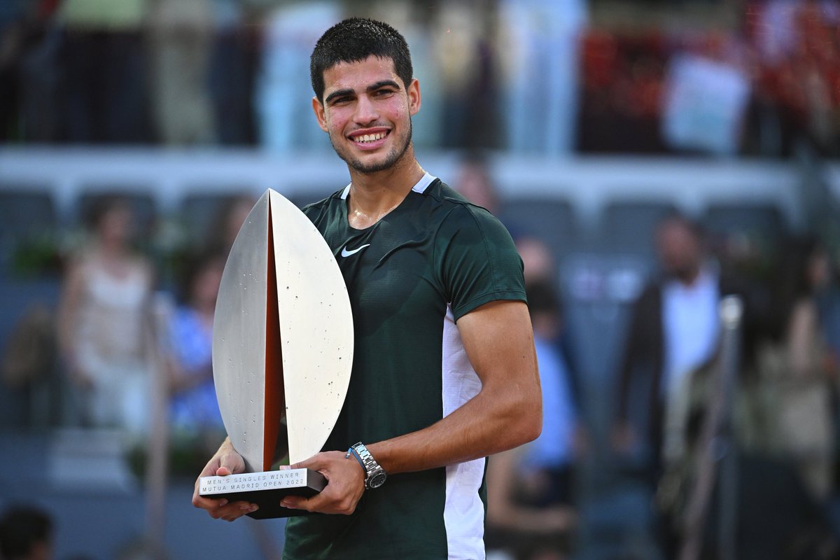 #MMOPEN 🏆
Muy contento de poder conseguir mi segundo máster 1000 aquí en Madrid, un torneo muy muy especial ya que fue uno de los primeros que vine a ver de pequeño❤️.
Muchas gracias a mi equipo, familia, amigos y toda la gente  que ha estado apoyándome toda la semana❤️