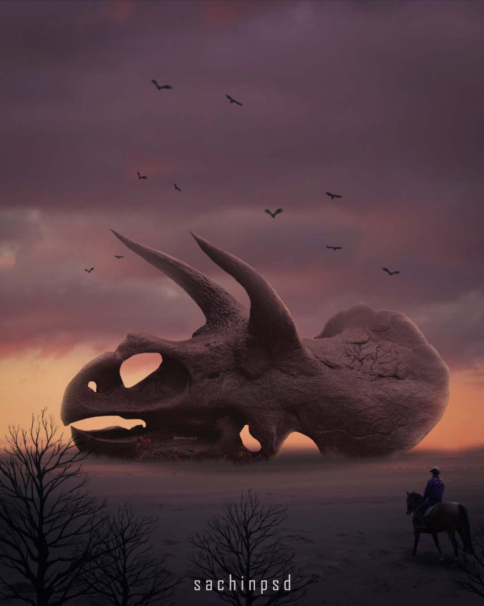 sachinpsd's tweet photo. The Giant skull
#photoshop #SURREALISM #surreal https://t.co/K4h027q8Fy