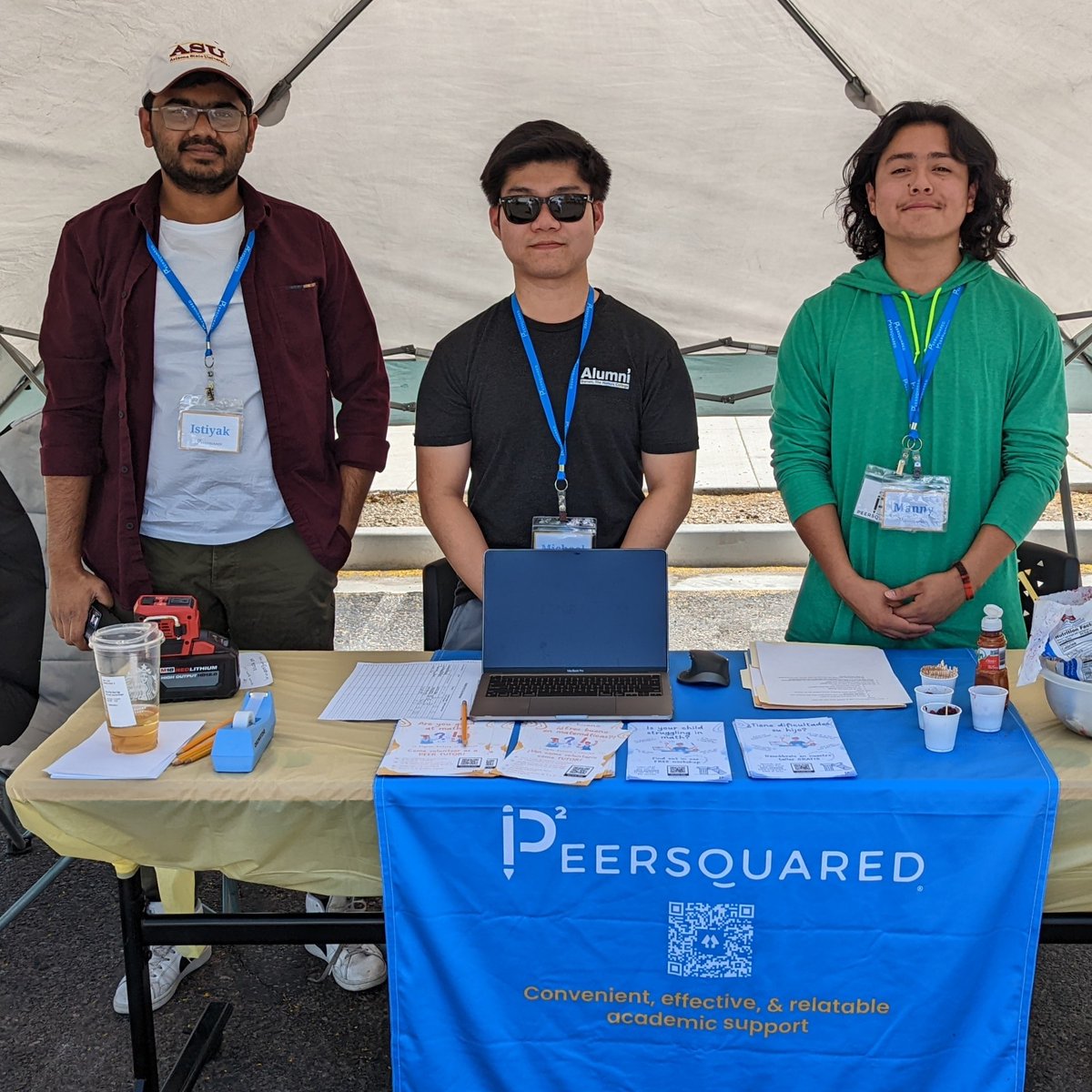 Last weekend, Istiyak, Manny, and Michael went to the YMCA Healthy Kids Day. It was super fun to see the community together and see the kids of our community enjoy the event.