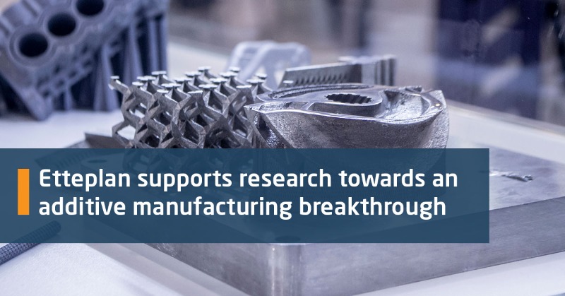 Etteplan's tweet photo. Etteplan supports research towards an additive manufacturing breakthrough.
#etteplan #engineeringwithadifference