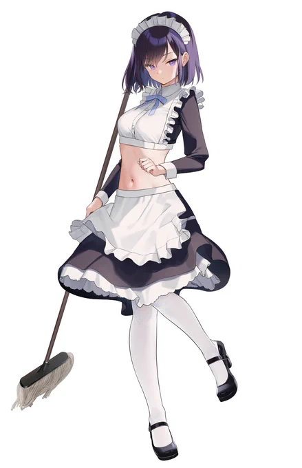 目つきと口が悪いけどなんでもいう事聞いてくれるメイドさん
#メイドの日 