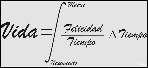 ingenetc's tweet image. La fórmula de la vida...