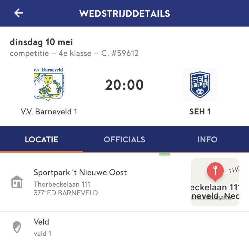 vvSEH's tweet photo. 💙🤍 M A T C H D A Y 🤍💙
⚽️ @VVB_Barneveld 1 - @vvSEH 1
⏰ Aanvang: 20:00
🗣 G. Smeenk
🏟 Sportpark ‘t nieuwe oost
📍 3771 ED. Barneveld
#teamspirit #wittemuizen
#nog5finales #bandenplattekaroppompen
#lekkerhoordinsdagbarnevelduit #samensterk #12eman
#wijzijnSEH #barseh https://t.co/aZbmYOSWJW