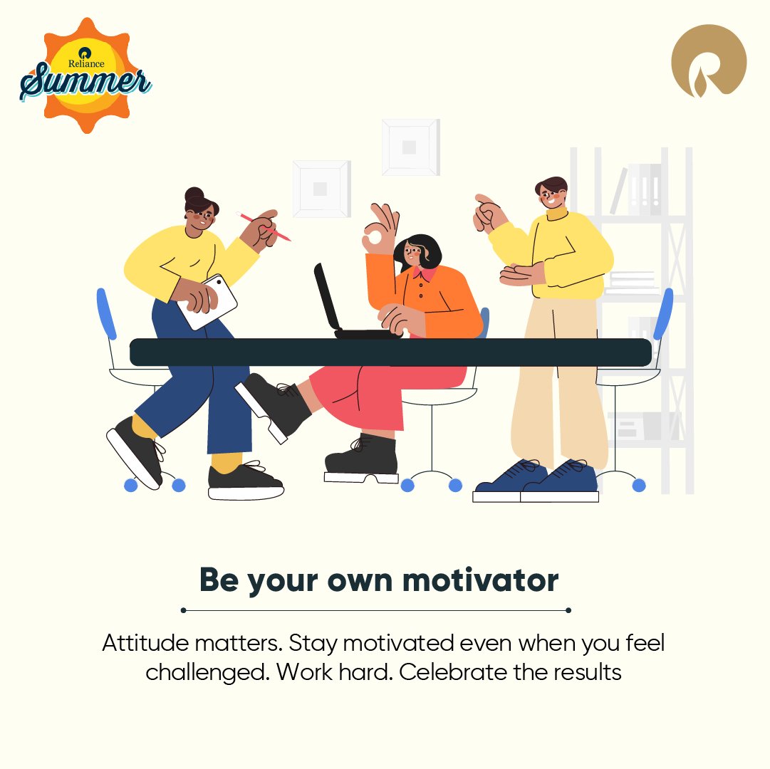 RILCampus's tweet photo. Be the star in your own team by following these tips and making an impact during your internship.
#Reliance #RILWayOfLife #RelianceSummer22 #SummerInternshipAtRIL #RILSummers #Summerinterns #Internship #Summer #Interns #WorkLife #Work https://t.co/zkYnhjtjtM