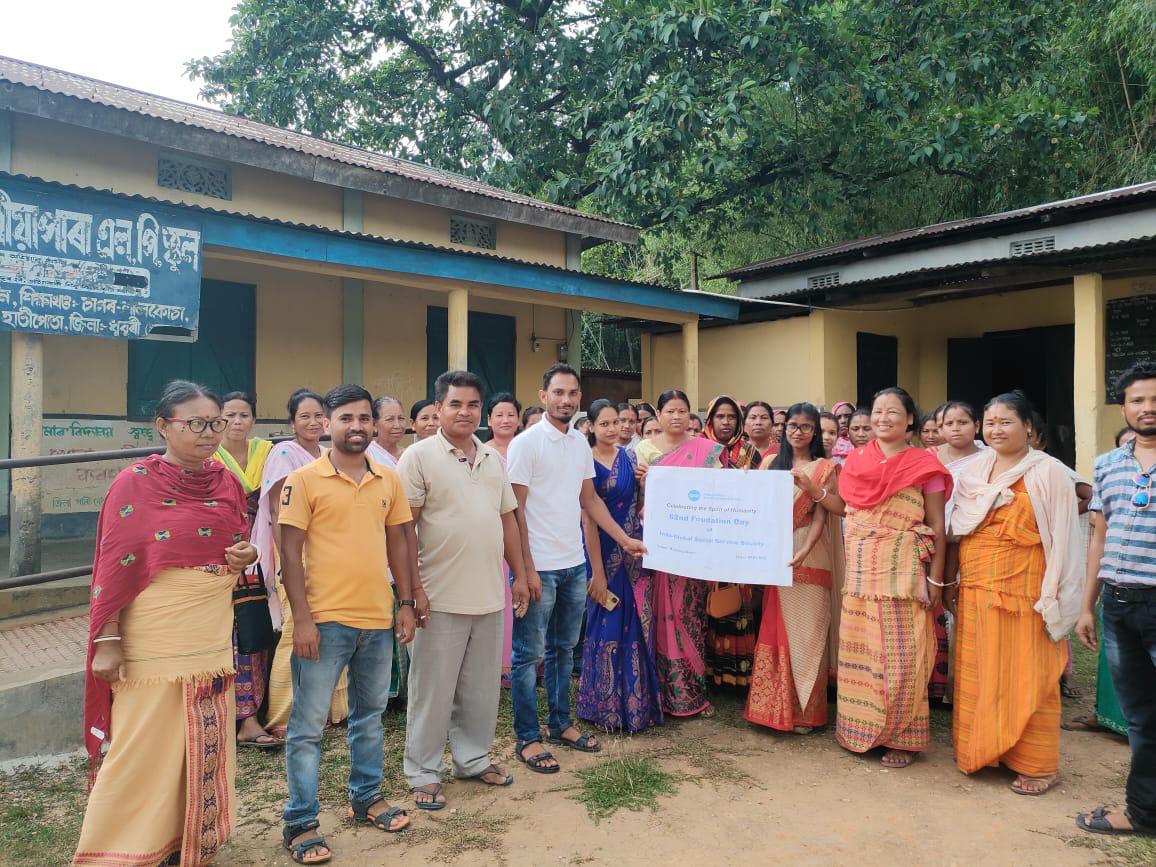 IGSSS's tweet photo. #FoundationDay celebrations in Barpeta, Assam. The team organised a small event and observed the day with the communities they work with.
#IGSSSat62 #62YearsOfIGSSS #IamIGSSS https://t.co/JYw7EMiGr2