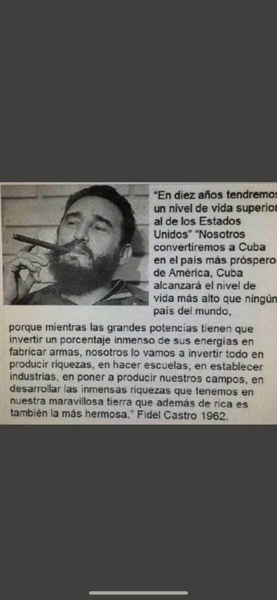 FierroGral's tweet photo. @CemiHolding @marilou2019 @CitlaHM Asi las promesas del orate macuspano.
Cuba era un país de gente que disfrutaba la vida.
Podrán criticar a Batista y su corrupción pero la gente comía, era libre y su trabajo le daba para el sustento.
Hoy parece un país de zombies.
El idiota festejando la represión.
CUIDADO MÉXICO https://t.co/2HVbqUiq1z