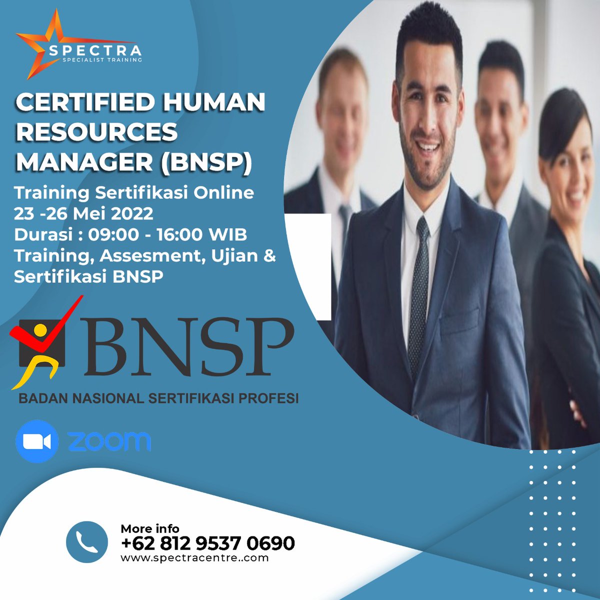 SpectraCentre's tweet photo. Sertifikasi BNSP-HRMANAGER-Running!

Badan Nasional Sertifikasi Profesi 

Kelas Online Via Zoom

Pemerintah Melalui UU No 13 Tahun 2003 , tentang ketenagakerjaan dan peraturan pemerintah No 10 tahun 2018 , yang telah memberikan wewenang kepada BNSP melakukan Uji Kompetensi https://t.co/cqPOV85os4