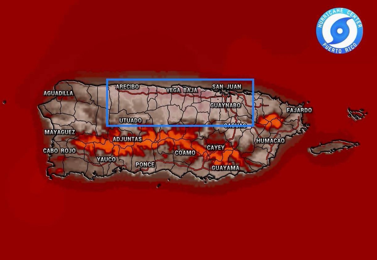 ATENCIÓN A todas las personas que viven en el rectángulo azul, mañana se esperan índices de calor en esa zona entre los 107 a 108 grados Fahrenheit. 

Importante hidratarse bien, usar bloqueador solar, no exponerse mucho tiempo al sol y usar ropa ligera.