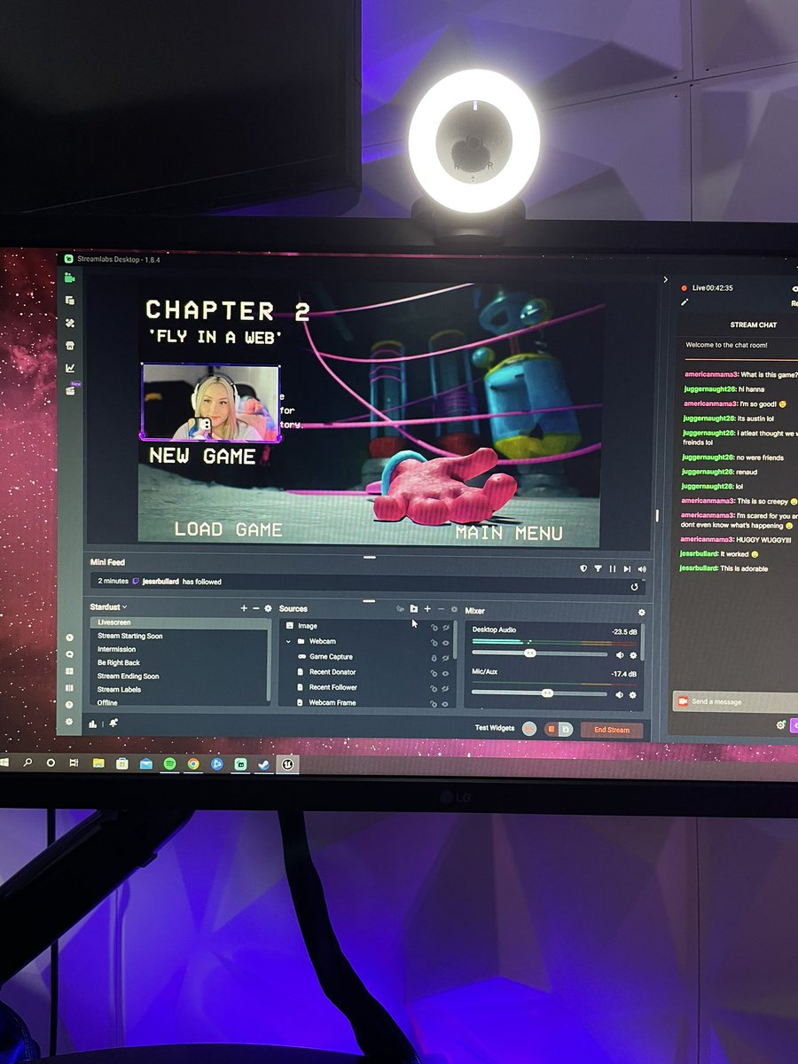 goldiglocks33's tweet photo. We beat chapter 1! onto chapter 2 😭 

-
#PoppyPlaytimeChapter2 #smallstreamer #gamergirl https://t.co/i9dQnER97E