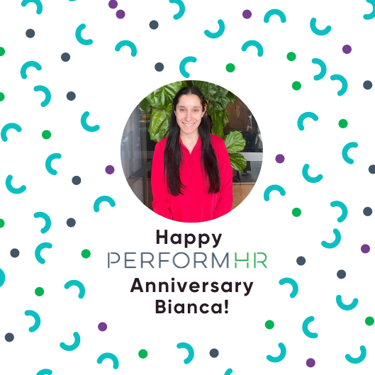 performhr's tweet photo. A massive congratulations to Bianca Carrozzo, who is celebrating her 1-year anniversary at PerformHR!

We appreciate you B, and your zest for learning, growth and capacity building!

#workanniversarycelebration #PerformHR #hrcareers https://t.co/GLek6Nop9t