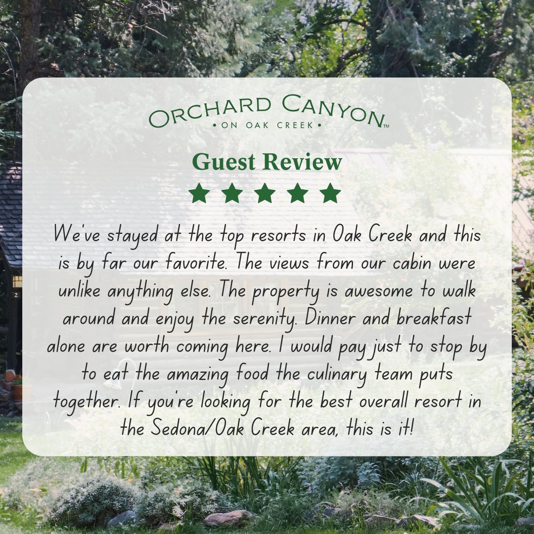 Wow! Thank YOU! We love our home in Oak Creek and we are so glad our guests enjoy it too!