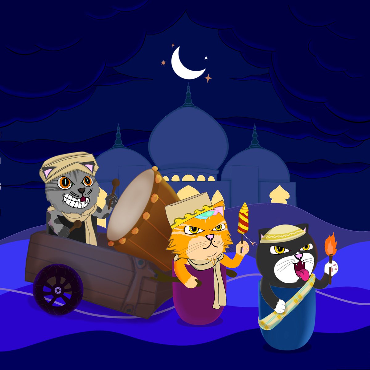 CatsuleNft's tweet photo. Price Updated 0.03BNB!

Catsule #46 Iftar
https://t.co/HMl3OjG2hY
Catsule #47 Takbiran
https://t.co/D1kSAwvchV https://t.co/g7q2QuRUsi