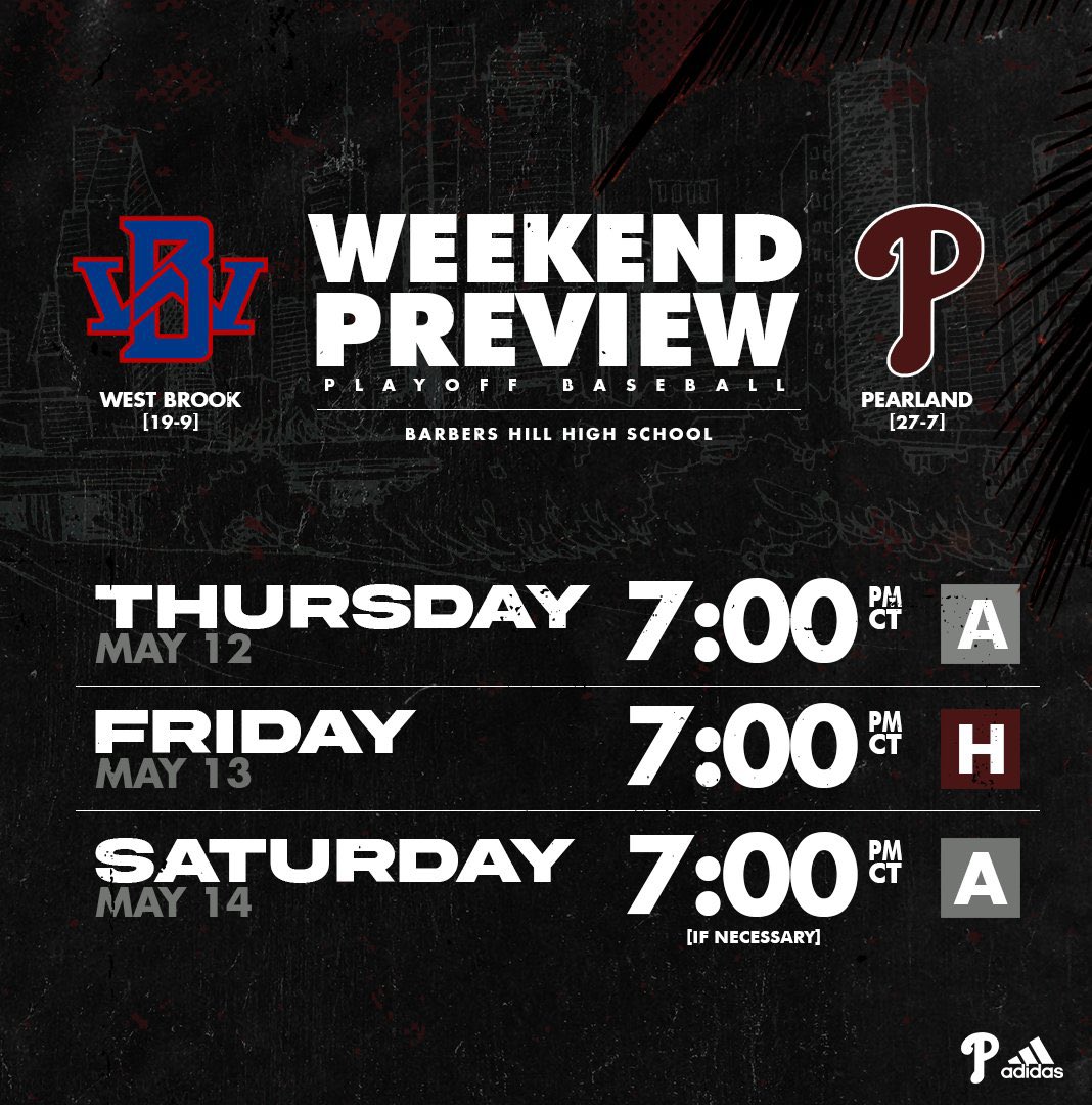 OilerBaseball's tweet photo. Who’s ready for Round 2 of Baseball Playoffs! 
3 Game series,  starting Thurs @ 7pm
Come 📢 &amp; 👏🏽 to Barbers Hill to cheer on our Oilers! Link to purchase 🎟is in Bio, you can also buy at gate cash $5 
@drogers48 @CoachKMacias 
#onamission #oilerbasesball #letsdothis #playoffs2022 https://t.co/TBmtG6S0vQ