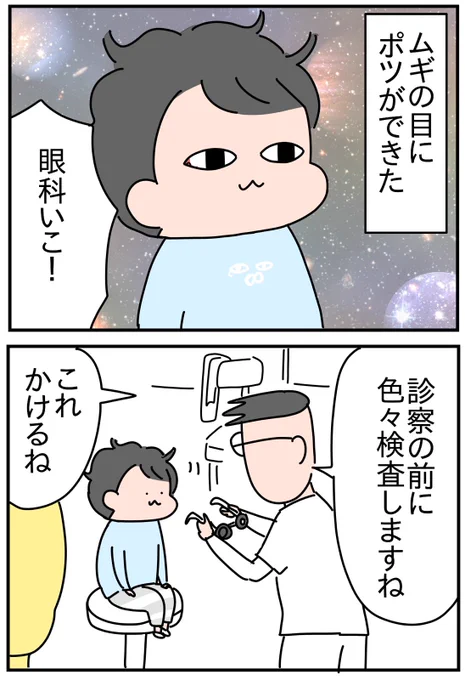 ムギ、眼科へ行く① 