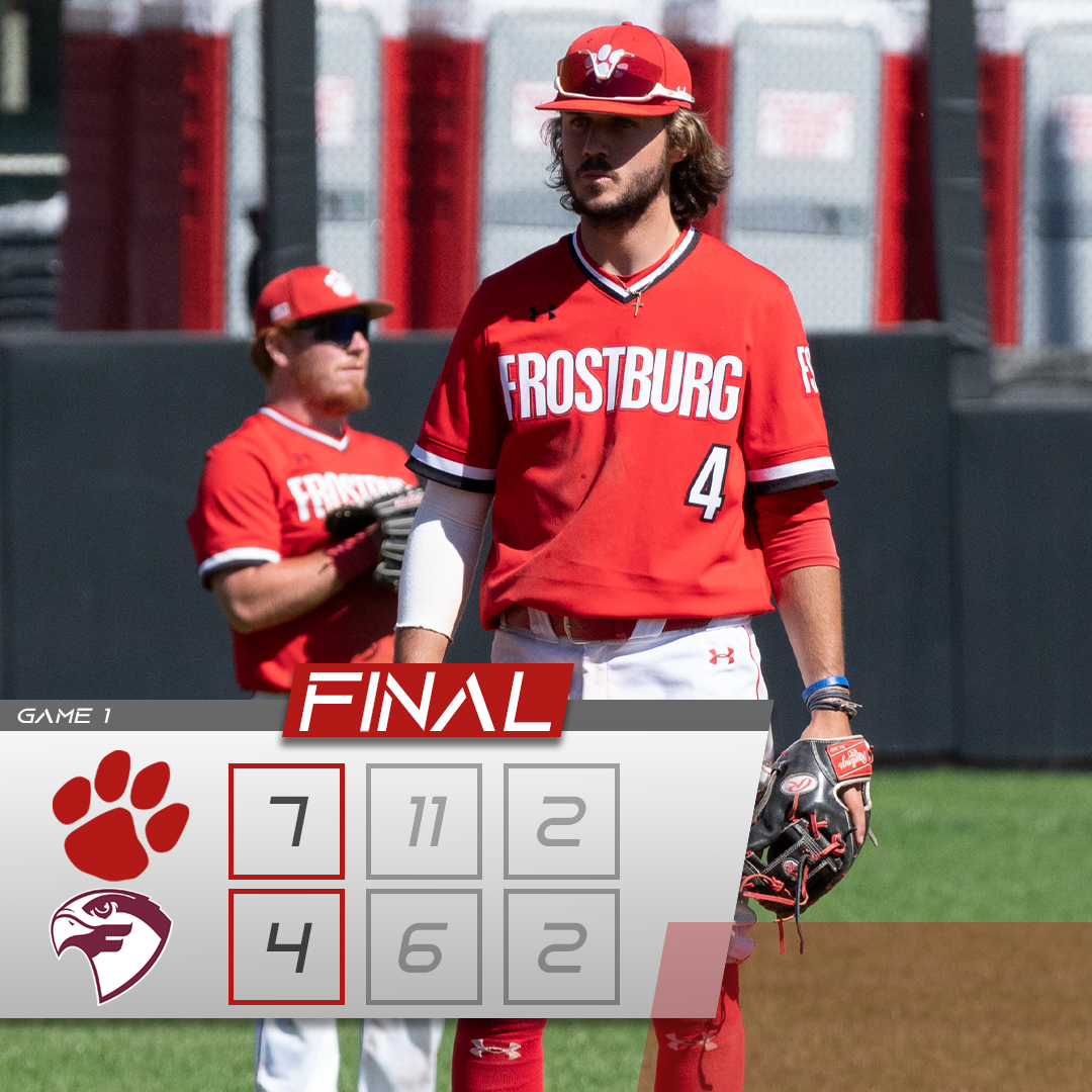 frostburgsports's tweet photo. Senior Day? ✅
Locking up a 1-seed for the tourney? ✅
Celebrating a walk-off with the boys? Priceless

Congrats to @Frostburg_BB for winning a share of the North Division title with today's sweep and thank you seniors. Good luck at the championships! #BobcatPride https://t.co/329LACaFtT