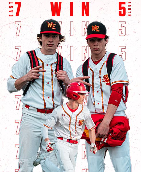 🧹🧹SWEEP. The boys take down South 7-5 to make our record 14-0. Great team effort ⚾️. Roll flames 🔥🔥 #pumpitup #Leetmonth #DPR <a href="/WillEastFlames/">Will East Athletics</a> <a href="/WNYTomPrince/">Tom Prince</a>