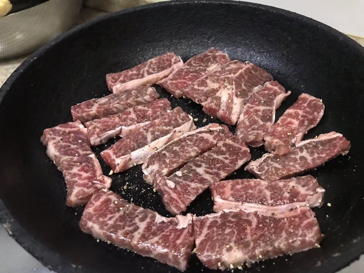 NZhunt3r's tweet photo. This is be far the best Chinese beef I have eaten. It is from Shangdong province &amp; it was really good. Will be eating a steak from the same place soon. #ChineseBeef https://t.co/NY2CwpjD7A