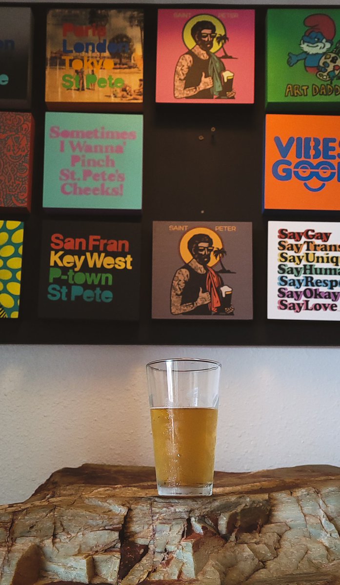 CycleBrewing's tweet photo. Beer and cool art available to go at our tap room. π¨π» #supportlocal #art #localart #vspc #stpete #instaburg #chadmize #beer #brewery #drinklocal https://t.co/qd8y5p3hGb