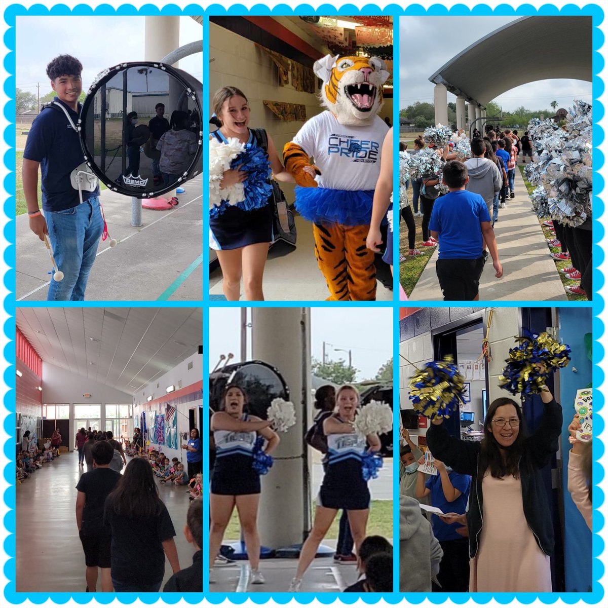 KimEllis23's tweet photo. 🚨 So many great memories were made today as we hosted our STAAR Pep Rally! Shoutout to the Carroll HS Band, Cheerleaders, &amp; principal, @Arredondo_CHS for helping us cheer on our Patriots today! Remember, no matter what comes your way… you can 🔊 BREAKTHROUGH! #STAARReady @CCISD https://t.co/EPyE3Wpekb