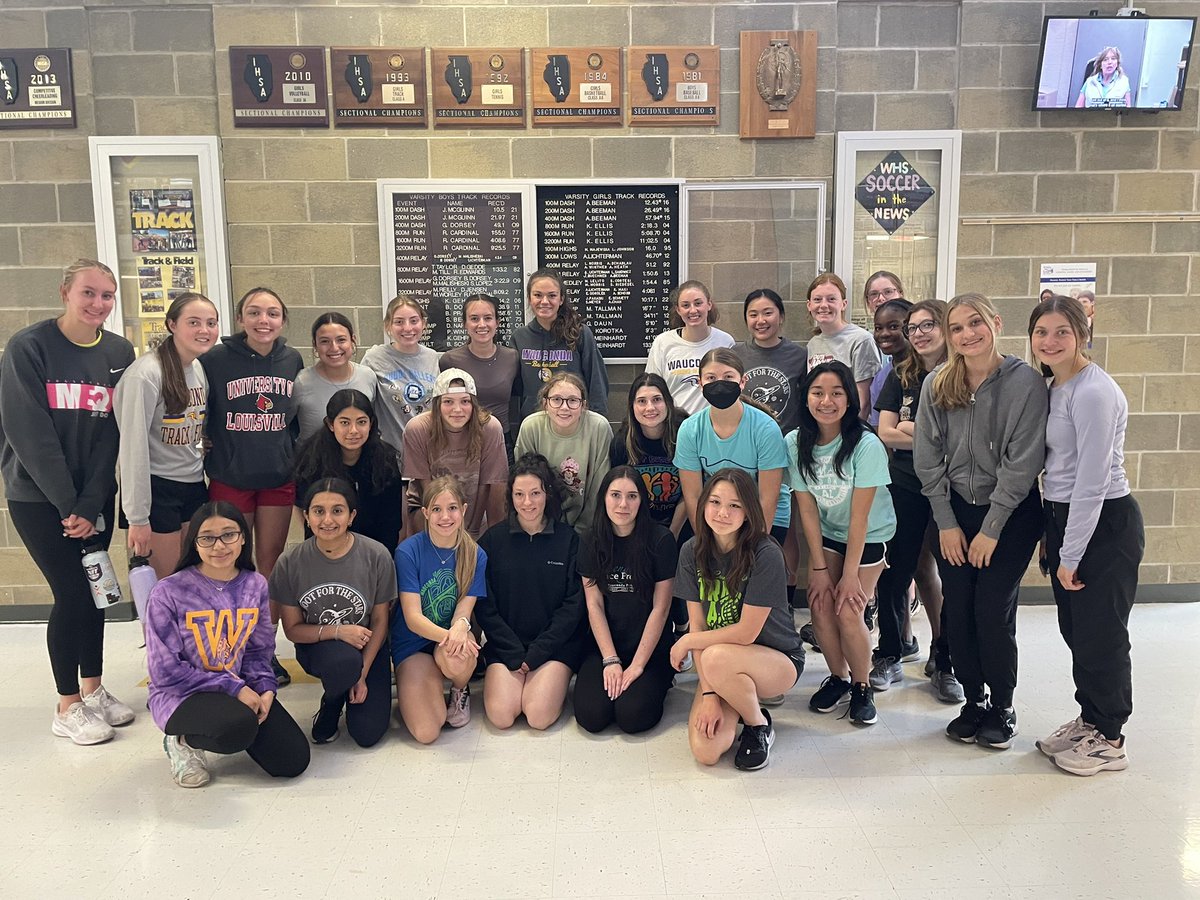 WHS GirlsTrack&Field (@whsgirlstrck) on Twitter photo Congratulations to our girls 4x800 team for break the school record!!!! These ladies made it their goal to break the school record this season and they did it!!! Congratulations to <a href="/jessiepakaski/">jessie pakaski</a> <a href="/saramey67478240/">sara meyer</a> <a href="/ashleychan/">.</a> @emmaschuett Congratulations to our girls 4x800 team for break the school record!!!! These ladies made it their goal to break the school record this season and they did it!!! Congratulations to <a href="/jessiepakaski/">jessie pakaski</a> <a href="/saramey67478240/">sara meyer</a> <a href="/ashleychan/">.</a> @emmaschuett