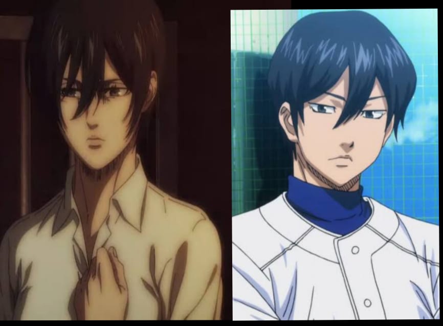 mikasa in the new season looks like furuya from dna