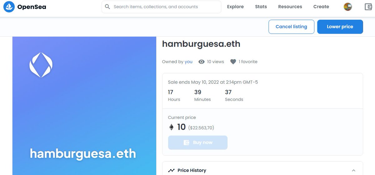 gemsei1981's tweet photo. Hamburguesa.eth is the spanish word for Burger.eth a premium domain is on sale for 10 ethers $ETH $ENS $BTC https://t.co/84zUxUjP8U