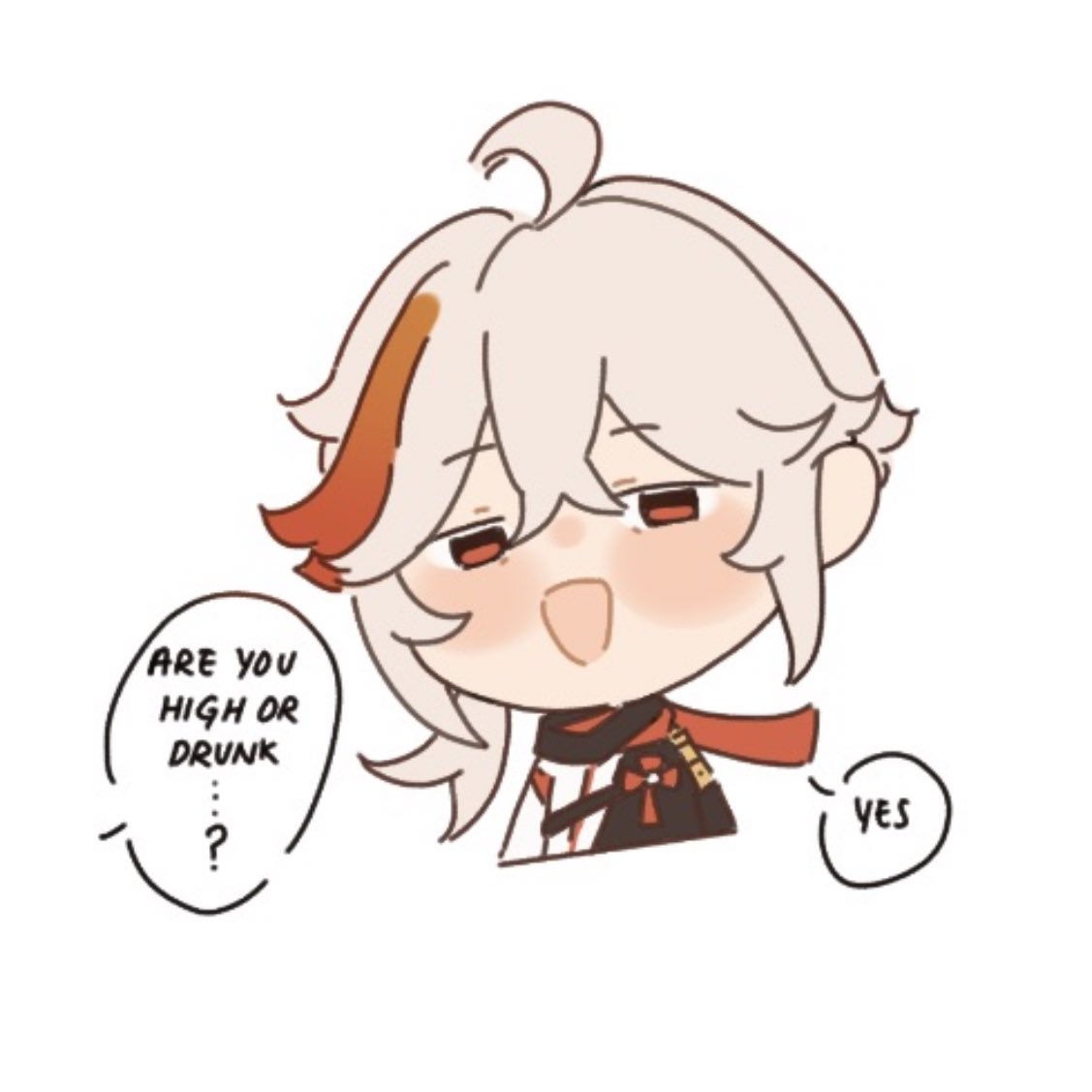 some dumb genshin stickers i'll be selling at animefest 🕺 (booth F04) 
