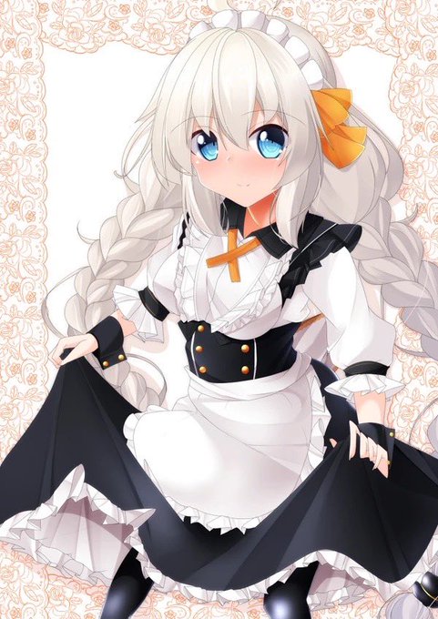 メイドの日らしいのでそれに便乗して私も過去絵再掲_(┐「ε:)_ 