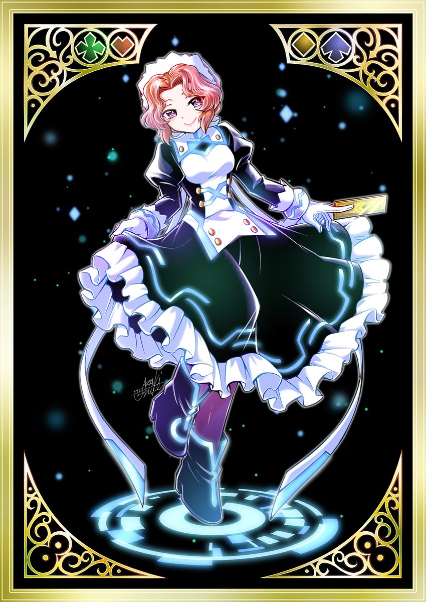 #メイドの日 #メイドの日2022
サイバーメイド服がコンセプト 