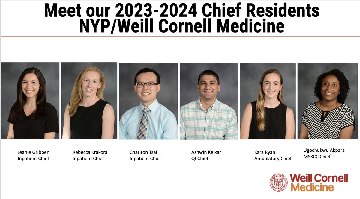 WCM_MedChiefs's tweet photo. Join us in welcoming our 2023-2024 chief residents! https://t.co/Ebz6EuuOnR