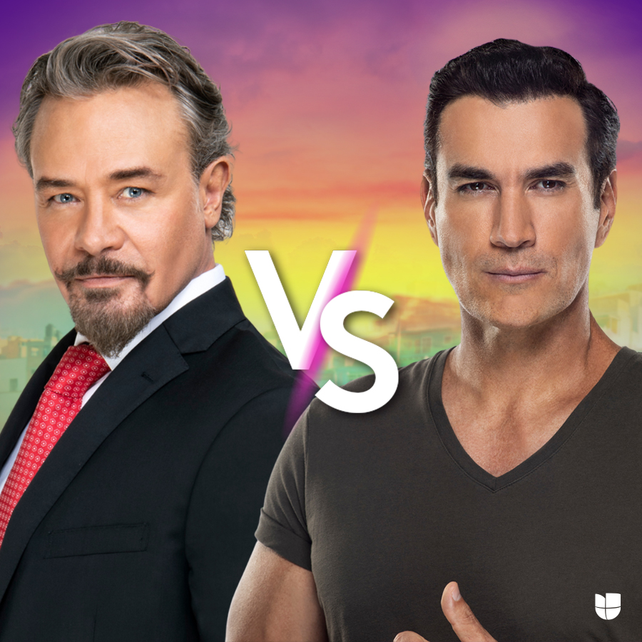 Univision's tweet photo. ¿Quién ganará esta lucha por el ❤️ de Natalia, #TeamAdrián o #TeamChente? ¡Nos vemos esta noche en #MiFortunaEsAmarteUS a las 9p/8c! https://t.co/6hINeIfgs5