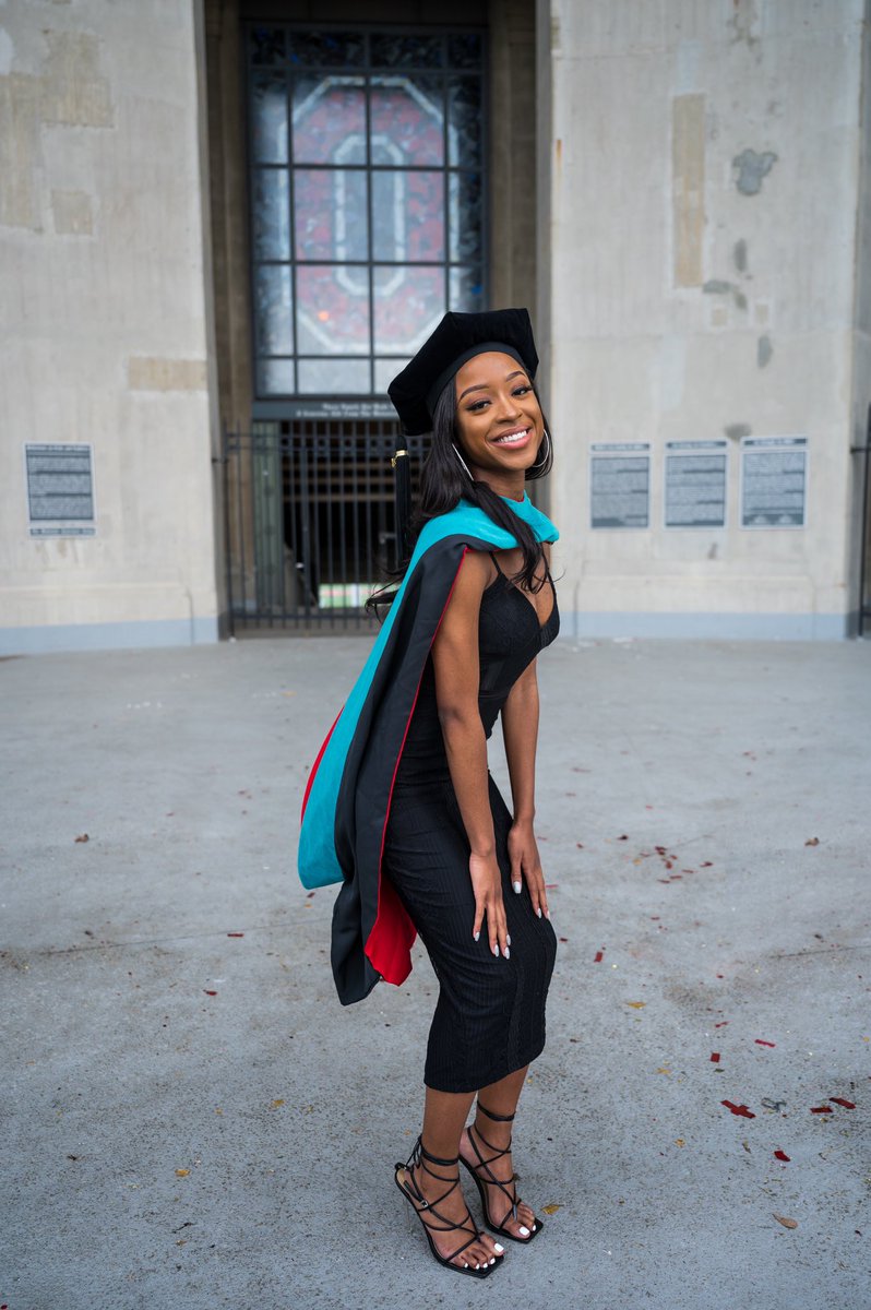 dejaraae's tweet photo. Dr. Deja Rae Miller PT, DPT ❤️ Finally after 7 years at The Ohio State University, I’m done &amp; licensed to practice! 🥳 So grateful for my support system throughout this journey. Next Stop: Outpatient Orthopedics &amp; Sports Medicine PT in Chicago 🤍🤩 

Philippians 4:13 ✨ https://t.co/xRQb4ApqoG