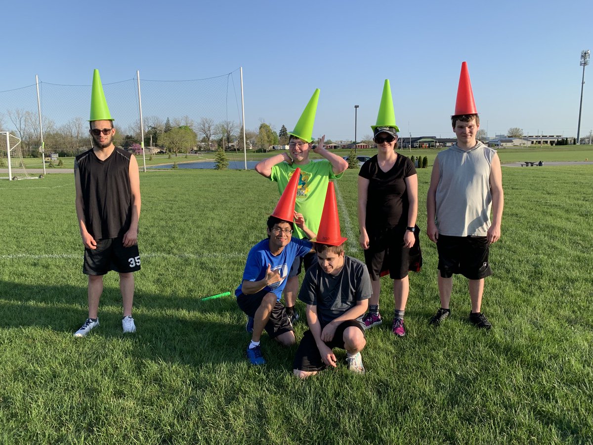 redwingroballen's tweet photo. The #dekalbcountyspecialolympics track team is ready for ⁦@SOIndiana⁩ competition.  As you can see, we are focused and ready to run!  Let the games begin! https://t.co/nr1ZvLmuJS