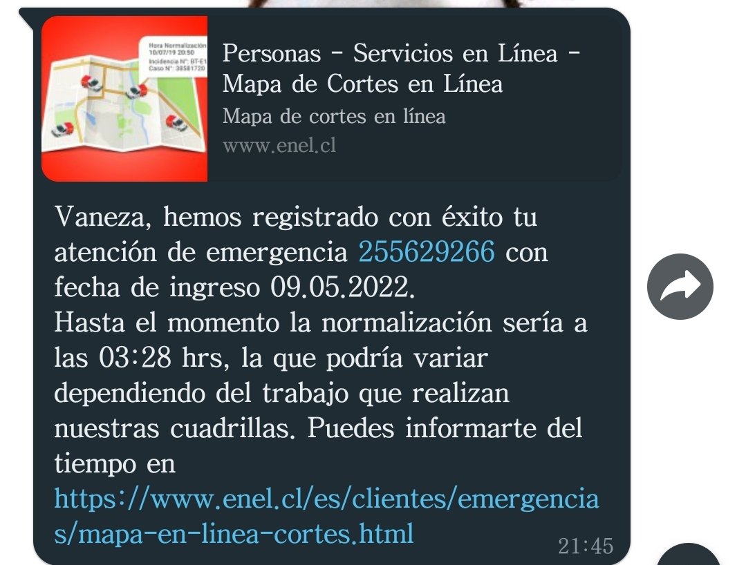 Vanvillegas's tweet photo. @EnelClientesCL #CorteDeLuz #estacioncentral 😭😭😭😭 https://t.co/3uctdFaa1u