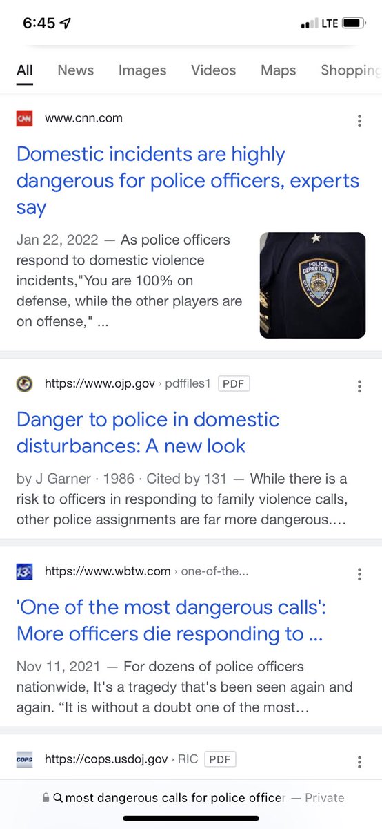 MaslowMirror's tweet photo. I just had two officers respond to a #domesticviolence call. I think itโs so sad these officers donโt even know domestic violence calls are the most dangerous calls they respond to. They wouldnโt even acknowledge this fact, invalidating me. #moretraining for #officers https://t.co/dYnrqapr4T