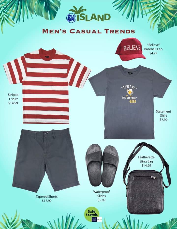 smislandguam's tweet photo. Hafa Adai SM Islanders! 

Check men's casual fashion lkke these wear, acvessoriws &amp; footwear!   Happy shopping :)
#mensfashion #menswear #mensaccessories #mensfootwear #smisland #smislandstore #GuamUSA https://t.co/PD0IHA3obj