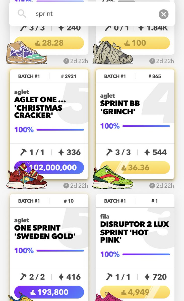 fanafana3000's tweet image. 【#aglet で無料から稼ぐ基本ムーブ？】（妄想）

今後NFTが販売されたら、

1.歩いてagletためる

2.ショップかマーケットでaglet 払いで靴買う

3.買った靴をgold agletで売る

4. 得たgold aglet でNFTを買う。

5. @immutable でNFT売ってETHをゲットする

この理解で合ってます？