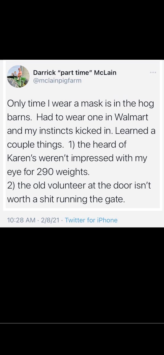 johnspigfarm's tweet photo. The infamous one that got me banned. https://t.co/yC4dODzjKh