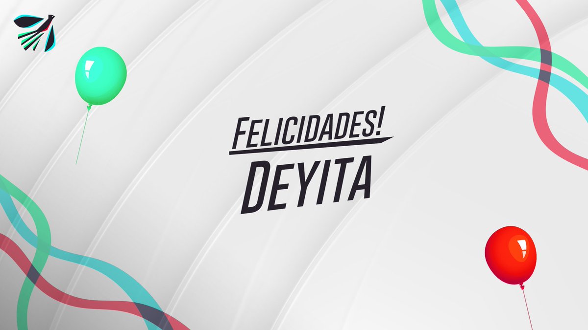 gaming_quetzal's tweet photo. Hoy andamos de fiesta. Feliz cumpleaños a la inspiracion de Magias, la grandiosa Deyita.
Te mandamos un abrazo de parte de toda la familia Quetzal y esperamos te la pases super bien!🎉
#QuetzalGaming
#OwnTheTop https://t.co/t3Omf9xOgM