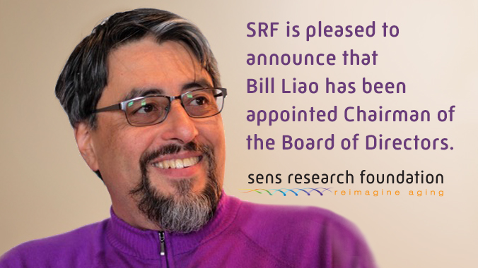 We are pleased to announce that Bill Liao is SENS Research Foundation's new Chairman of the Board of Directors. He’s been serving as a Director and Board Secretary since the beginning of SRF. Learn more by reading the announcement: sens.org/announcing-the…