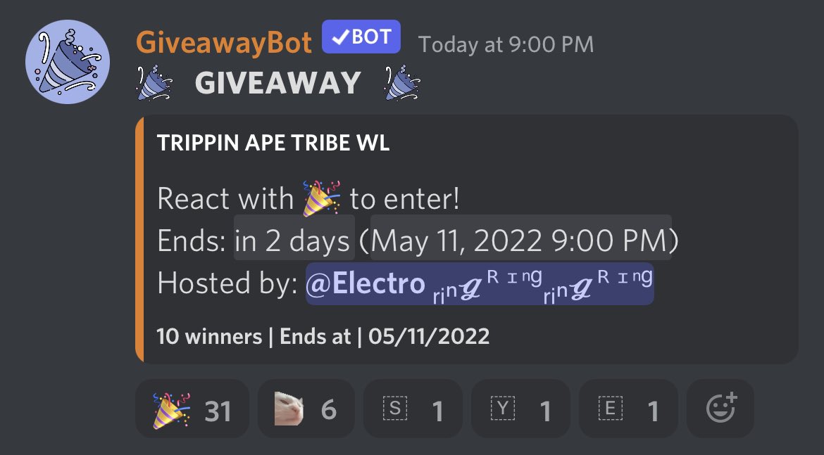 We are raffling 10 @TrippinApeNFT WL spots in our DAO! This will last for 48 hours, don’t miss out! 🚀