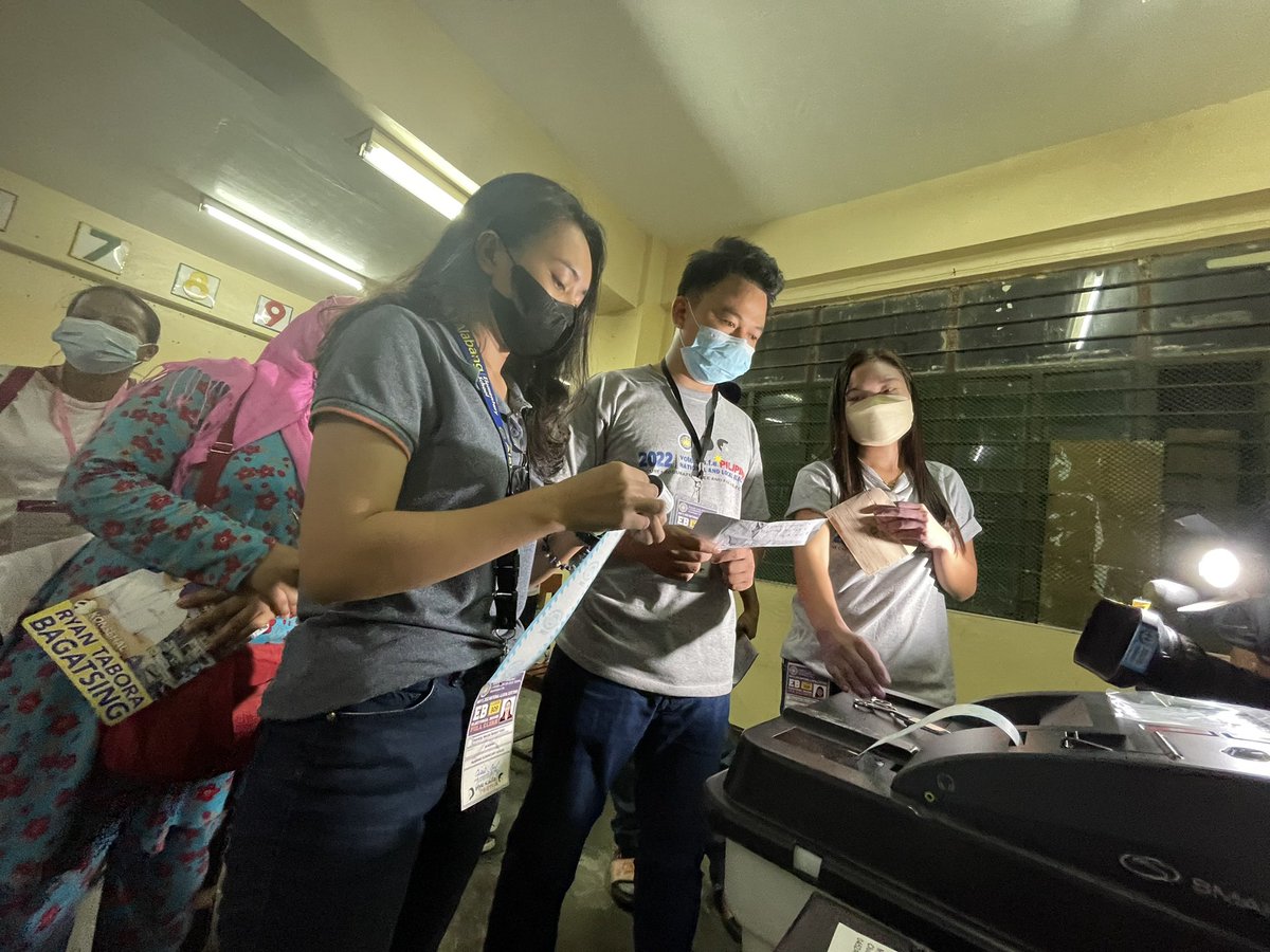 Now the count begins. Precints start to print out election returns for #eleksyon2022