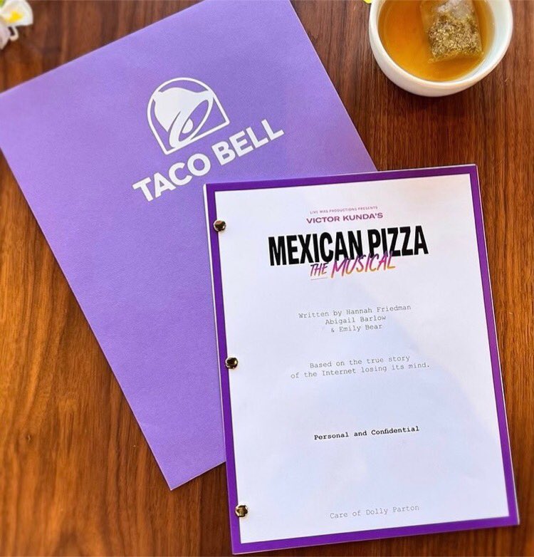 .@DollyParton is making #MexicanPizzaTheMusical with @tacobell. #tacobellpartner
