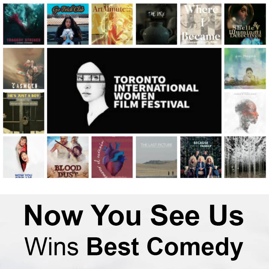 NowYouSeeUsFilm's tweet photo. What a delightful surprise to find out that @NowYouSeeUsFilm has won the Best Comedy Award at the @TorontoWomenIFF ๐๐คฉ๐ฅ
Thank you #TIWFF for this great honor!
#grateful #womeninfilm #nowyouseeusfilm #nowyouseeus #awardwinningshort https://t.co/smvyorxJP3