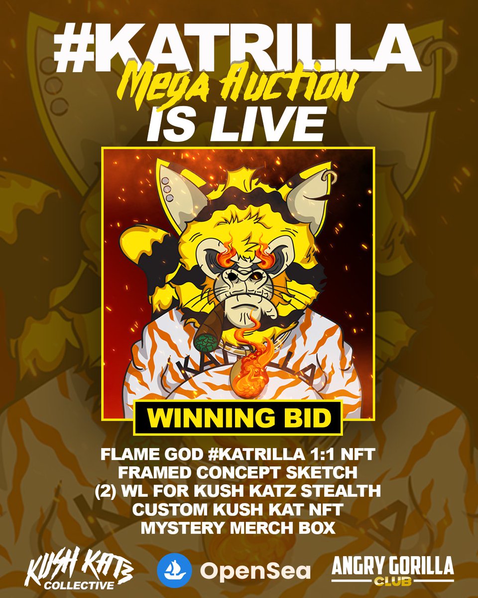 djbeniboom's tweet photo. Check out this item on OpenSea https://t.co/RSHkbQca8P via @opensea #Nfts #NftDrop #NftAuction #KatRillaNft #MegaAuction #Lfg #NftCollab #FlameGod https://t.co/7CdU9CP2GF