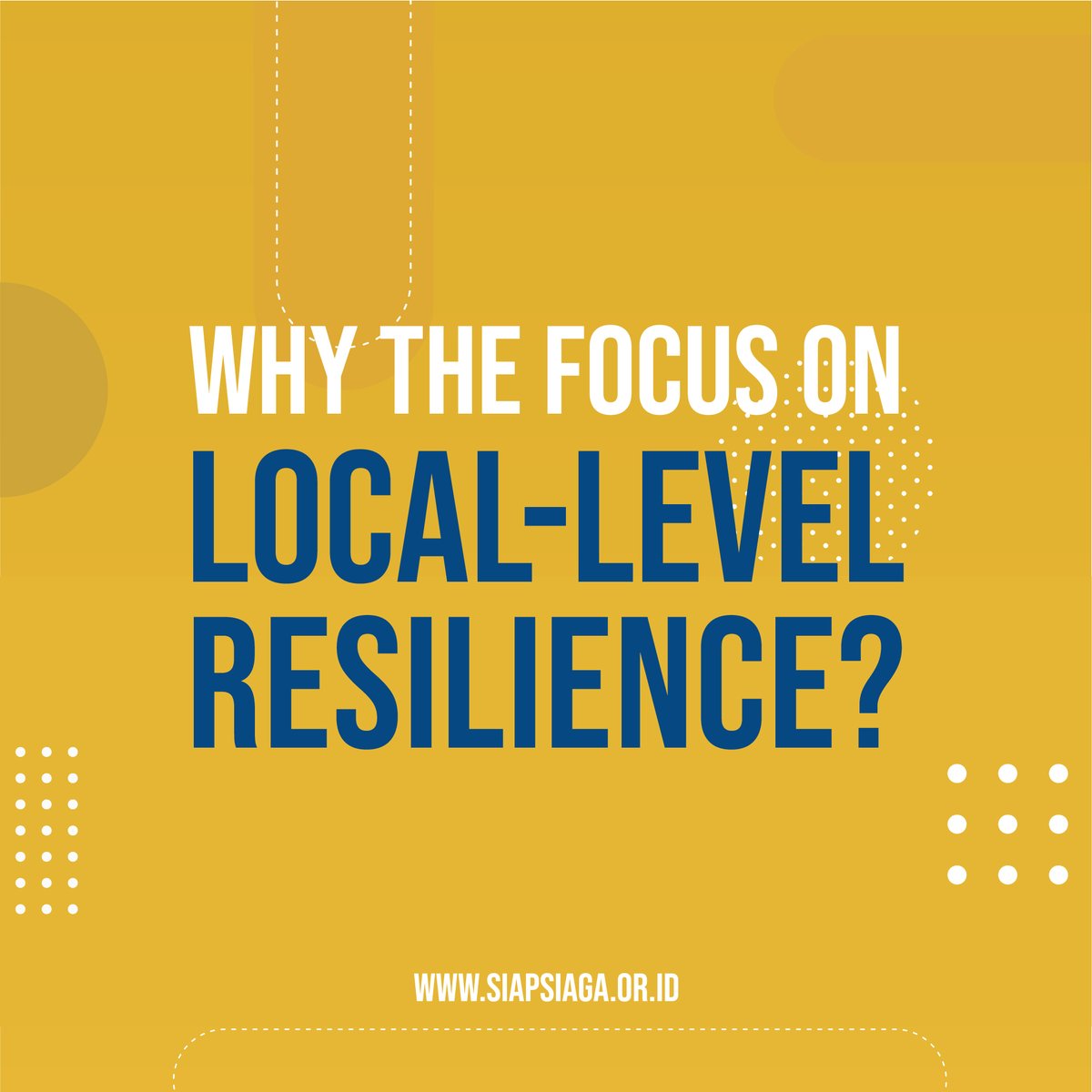 resiliensilokal's tweet photo. Resilience is an inherent trait of any person, community or society, so any โoutsideโ effort to strengthen resilience should be designed based on the context and preexisting social and cultural capital.
Download and read the full report here: https://t.co/DFFXGoCYjv https://t.co/4n0Pr15xu9