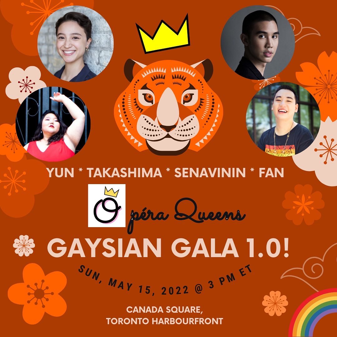OperaQueens's tweet image. Making their @OperaQueens début this Sun, May 15 LIVE @Harbourfront TO is comedian &amp;amp; soprano RILEY TAKASHIMA (she/they)! At our 1st ever #GaysianGala 1.0, they celebrate their mixed race heritage performing Japanese &amp;amp; Irish songs AND stand-up comedy! Tix #inourbio☝🏽! 🤩🎟🎶